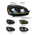 Suitable To Fit - VW Golf 5 - Golf 7.5 GTI Style Upgrade Black Headlights