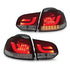 Suitable To Fit - VW Golf 6 3D-Bar Style LED Smoked Black LED Taillights