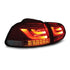 Suitable To Fit - VW Golf 6 3D-Bar Style LED Smoked Black LED Taillights
