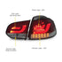 Suitable To Fit - VW Golf 6 3D-Bar Style LED Smoked Black LED Taillights