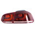 Suitable To Fit - VW Golf 6 OEM R20 Style LED Taillights With Crystal Sequential Indicator