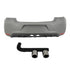 Suitable To Fit - VW Polo 6R R400 Style Plastic Rear Bumper Upgrade With Tailpipe Exhaust
