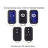 Suzuki Jimny Soft Shell Key Case Cover - Blue