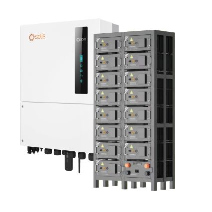 Hippo Solar Kit 1 x 50kw Solis Hybrid Inverter + 1 x 50kwh Greenrich HV Battery Set