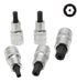 5Pc 1/2 Drive Tamper Proof Hex Bit Sock Set 6-12M AMPRO T33197