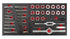 39Pc Tap & Die Tool Set (Foam Tray) AMPRO T35921