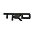 Gti Letters Matt Black sticker Badge