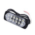 Universal Body or Grille Mount Strobe Light – White (11x4cm)