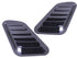 NR Racing Stick-on Decorative Airvents with Mesh Design (pair)