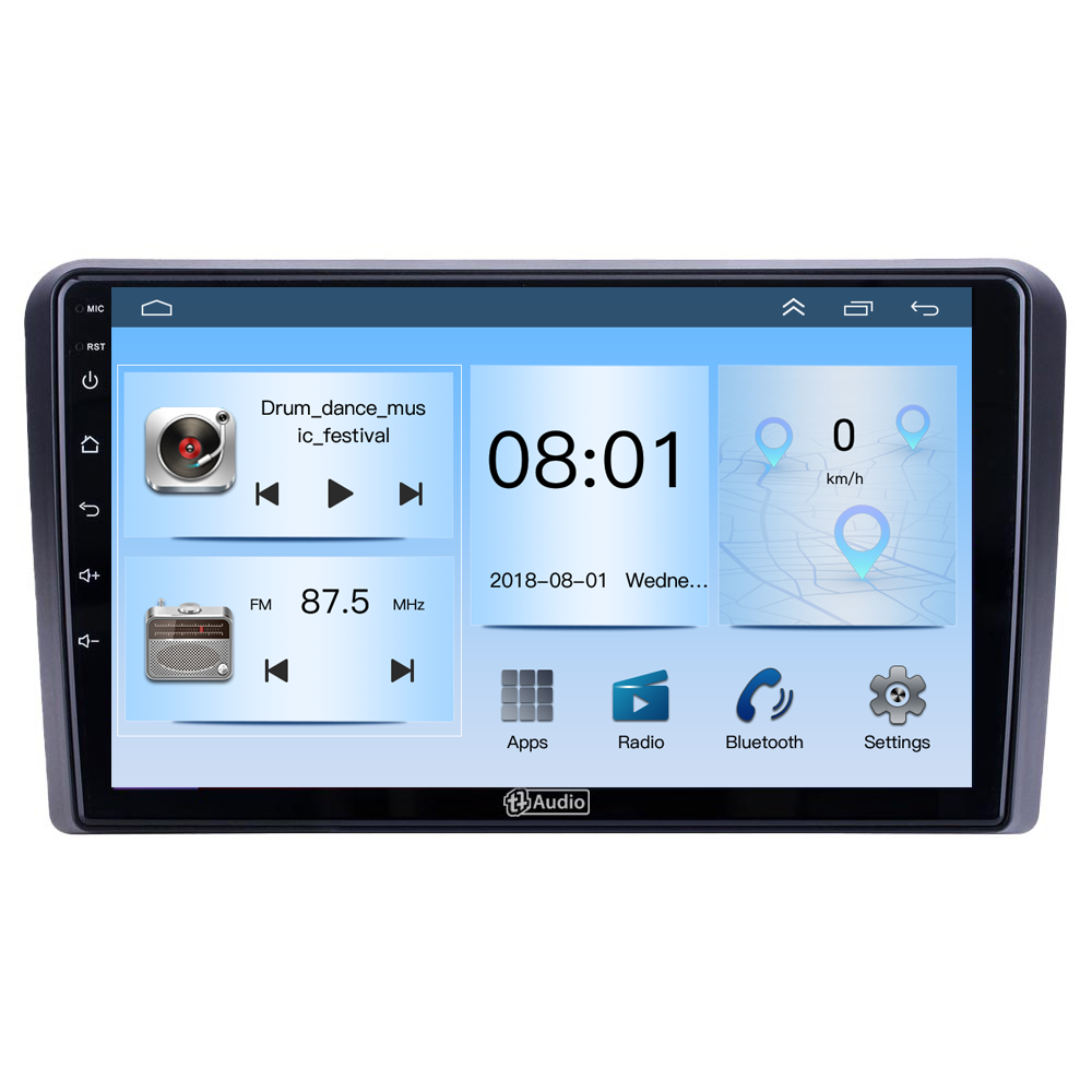 TT Audio 9″ replacement radio for AUDI A3 2008-2013 ECO UNIT (Android 12)