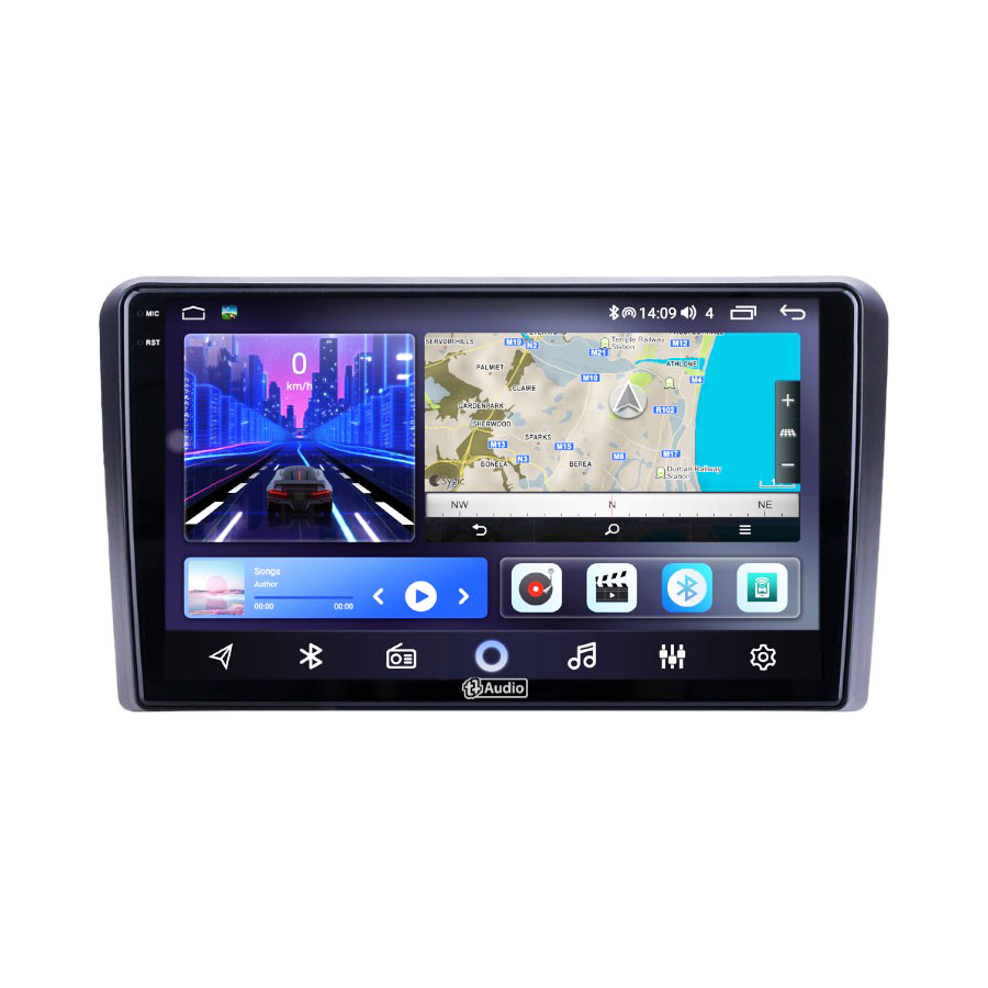 TT Audio 9″ replacement radio for AUDI A3 2008-2013 2K SCREEN (Android 12)