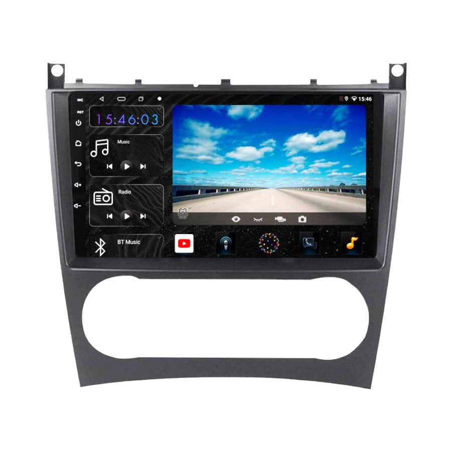 TT Audio 9″ replacement radio for MERCEDES C-Class (W203) 2005-2007 (4G ULTRA)