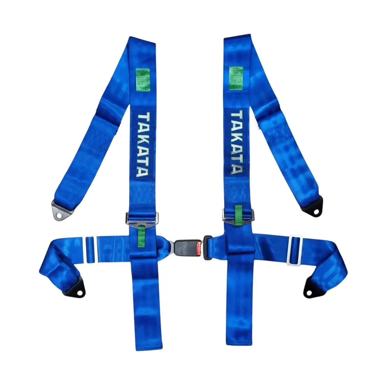GUNMANSA Takata 4-Point Racing Seat Harness (Blue)
