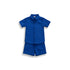 Textured 3pc Short Sleeve Shirt & Short Set