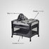 Chelino Tiffany Lux II Co-Sleeper Camp Cot with Mattress