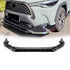 Toyota Corolla Cross (21-On) GR Sport Style 3-Piece Gloss Black Front Spoiler