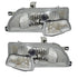 Toyota Corolla (93-96) Crystal Headlights With Corner Lamps (Chrome)