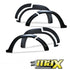 Toyota Fortuner (16-On) Matte Black Smooth Plastic Wheel Arch Kit