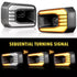 Toyota Hilux Revo 2.8 GD6 - Dual Function LED Fog Light Surrounds (21-On)