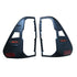 Toyota Hilux Revo Matte Black Taillight Surrounds (2020-On)