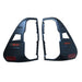 Toyota Hilux Revo Matte Black Taillight Surrounds (2020-On)