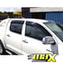 Toyota Hilux Vigo (12-15) Black Windshields (4-Door)