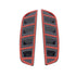 Toyota Tazz Gloss Black Plastic Side Window Louver