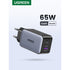UGREEN 3 Port GaN PD Home Charger - 65W