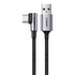 UGREEN USB To Type-C Right Angle Braided Cable - 1 Meter