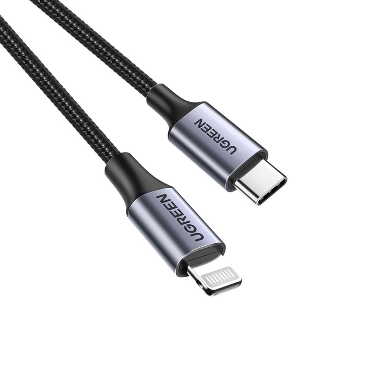 UGREEN Type-C To MFI Lightning Braided Cable - 1 Metre