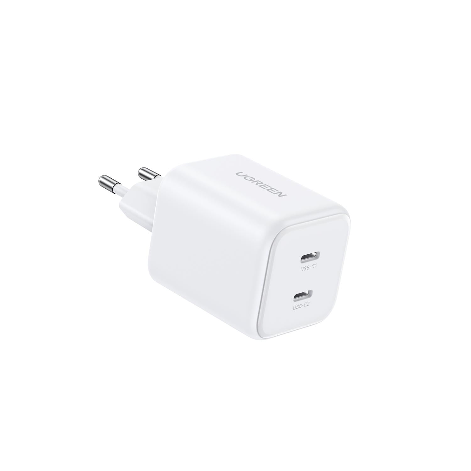 UGREEN 2 Port GaN PD Wall Charger 45W - White