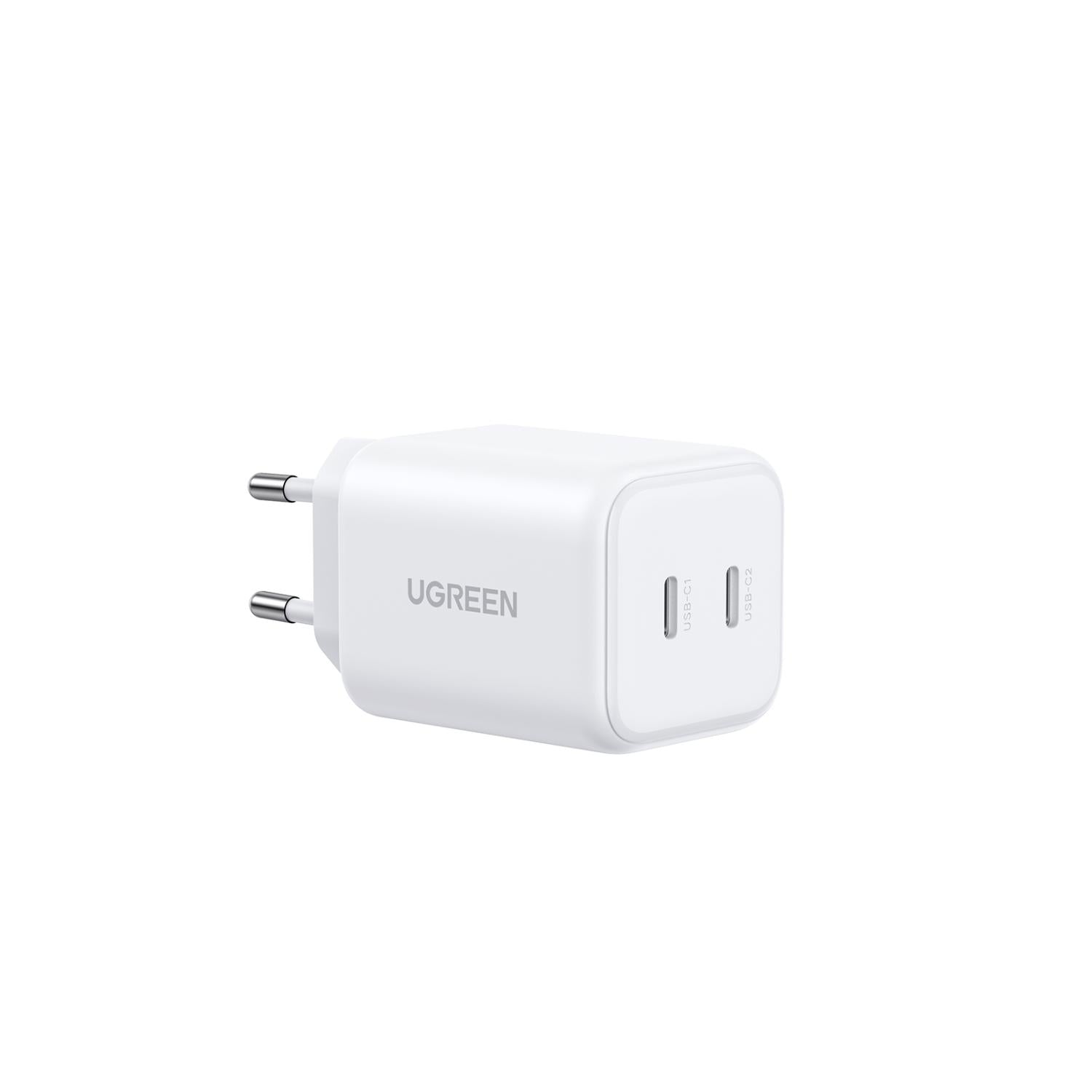 UGREEN 2 Port GaN PD Wall Charger 45W - White