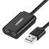 UGREEN USB to 3.5mm External Stereo Sound Adapter - Black
