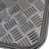 Universal 4-Piece Chrome Carbon Look Racing Mats
