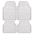 Universal 4-Piece Chrome Racing Mats