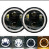 Universal 5.7 Inch - Jeep Style LED Angel Eye Projector Headlight