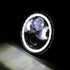 Universal 5.7 Inch - Jeep Style LED Angel Eye Projector Headlight