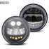 Universal 5.7 Inch - Jeep Style LED Headlight Star Design