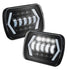 Universal 7 Inch Dual Function LED Projector Square Headlight