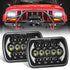 Universal 7 Inch Dual Function LED Projector Square Headlight