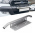 Universal Bar Light Mounting Bracket & Licence Plate Holder (Silver)