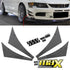 Universal Bumper Canards (Carbon Look)