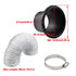Universal Carbon Look Bumper Air Duct Funnel