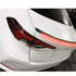 Universal Carbon Look Rubber Boot Spoiler With LED Brake Light