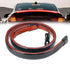 Universal Carbon Look Rubber Boot Spoiler With LED Brake Light