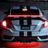Universal Gloss Black Rubber Boot Spoiler With LED Brake Light