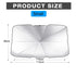Universal Umbrella Style Sun Shade Window Visor - Small
