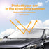 Universal Umbrella Style Sun Shade Window Visor - Small