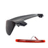 Universal Gloss Black Hatchback Roof Spoiler With Brake Light