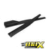 Universal Gloss Black Side Skirt Splitters / Extensions - 1.2 meter
